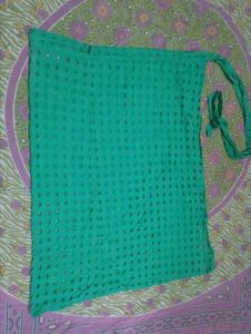 Elegant Green Cotton skirt