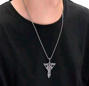 Gothic Cross Pendant Necklace