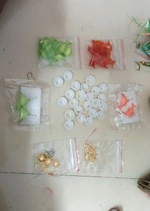 Gold Embellishment Trim + Earings Making Items