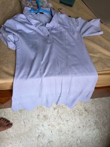 Lavender Textured Collared Dress- Used once