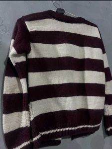 Cozy Striped Knit Cardigan
