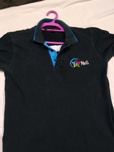Men's Black Polo T-Shirt NxG