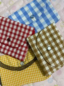 Pinteresty Red Gingham Wallet / Cardholder