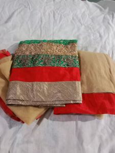 Elegant Green & Gold Anarkali Suit