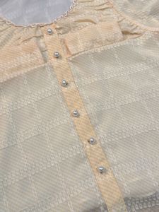 Sheer Puff Sleeve Blouse