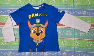PawPatrol Pawsome Chase T-Shirt Size 4-5 Yrs