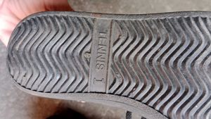 Black tennis shoes