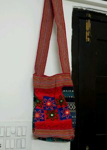 Boho Embroidered Crossbody Bag