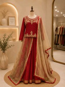Red & Gold Lehenga Choli