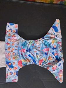 Cute Ocean Print Baby Diaper