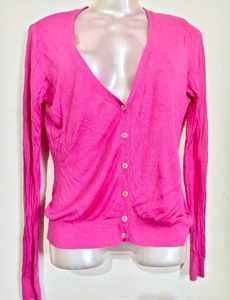 Classic V-Neck Cardigan Top