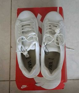 Zara White Sneakers