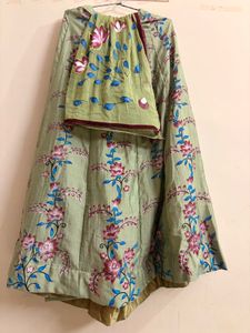 floral lehenga