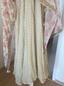 Brand New Floral Kurta Gown with Dupatta