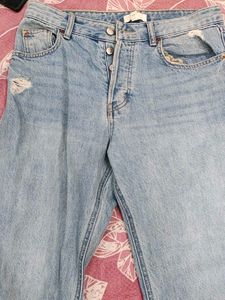 Light Wash Distressed Jeans