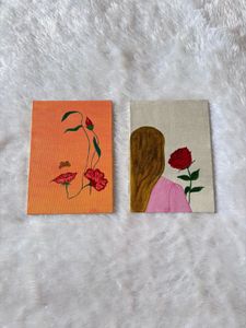 Acrylic Canvas Painting Set of 2