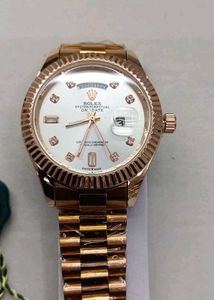 Rose Gold Rolex Style Watch