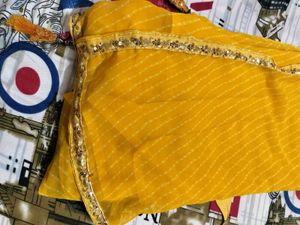 Lehriya Saree with blouse