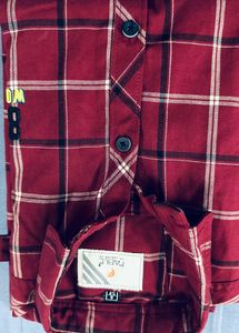 Set Of Light Green and Maroon Shirts
