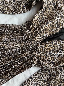 Leopard Print Midi Dress