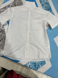 H&M White Linen Shirt