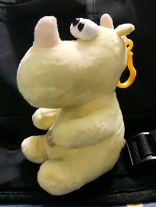 Cutexgoofy yellow rhino keychain