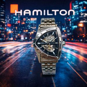 Hamilton Men’s Automatic Skeleton Watch – Silver C