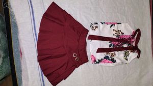 Floral Top &amp; Skirt Set