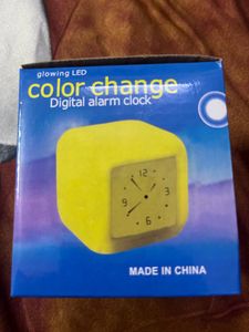 Color Changing Digital Alarm Clock - 1 Pc