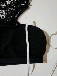 Black Lace Bra Top 🐈‍⬛️✨️