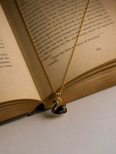 swan necklace