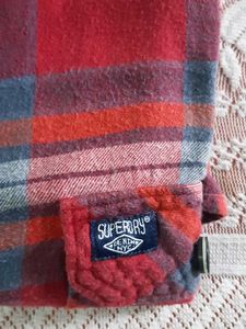 Men's Red Plaid Superdry Shirt