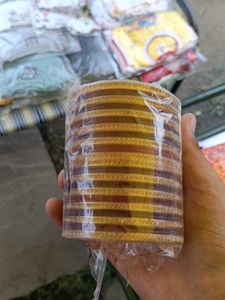 Set of Golden Bangles