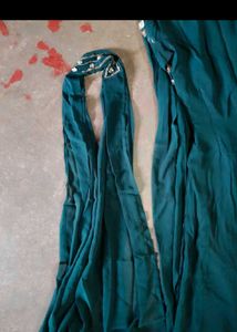 Elegant Teal Anarkali Gown