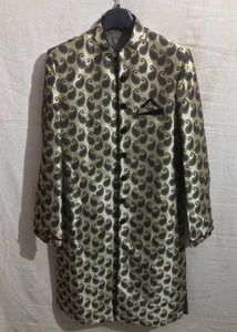 Paisley Print Nehru Sherwani