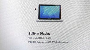 MacBook Pro Laptop 13 inch (mid 2012)