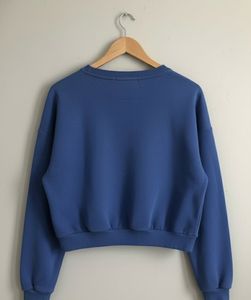 Blue Graphic Sweatshirt