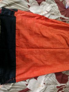elegant orange kurti