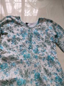 Floral Chiffon Anarkali