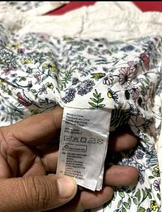 H&amp;M Floral-Lined Hooded Jacket for Kids