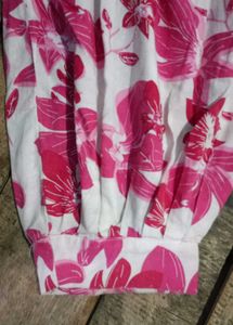 Pink Floral Kurta Set