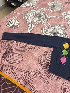 Argyle Pattern Cardigan