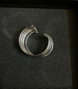 Boho Multi-Strand Silver Bangle Set