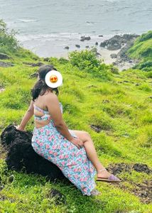 Floral Cutout Maxi Dress