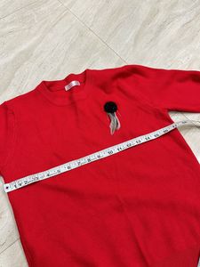 Red Woollen Sweater For Women