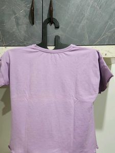 Cute Purple Graphic T-Shirt