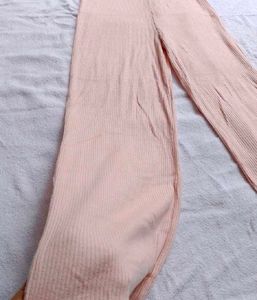 Pink Straight fit trousers