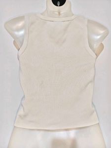 🔥 BUY 1, GET 1 FREE🔥Cream Sleeveless Tank Top