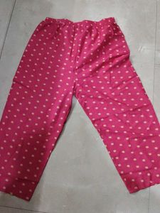 Pink Printed Palazzo Pants