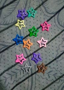 Viral Cute Star Hair Clips - Set of 12